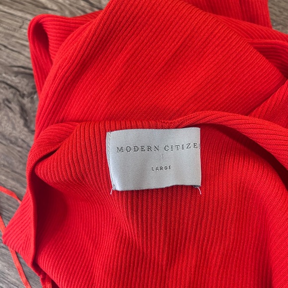 Modern Citizen‎ Halter Red Bodycon Dress Women L - Picture 3 of 8